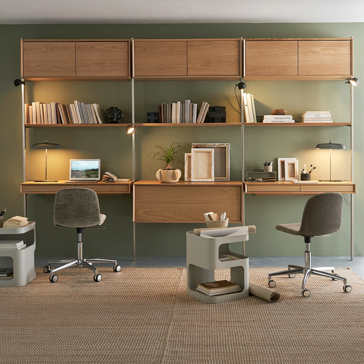 Archivita XL Desk in Oak Veneer L110cm – image 2