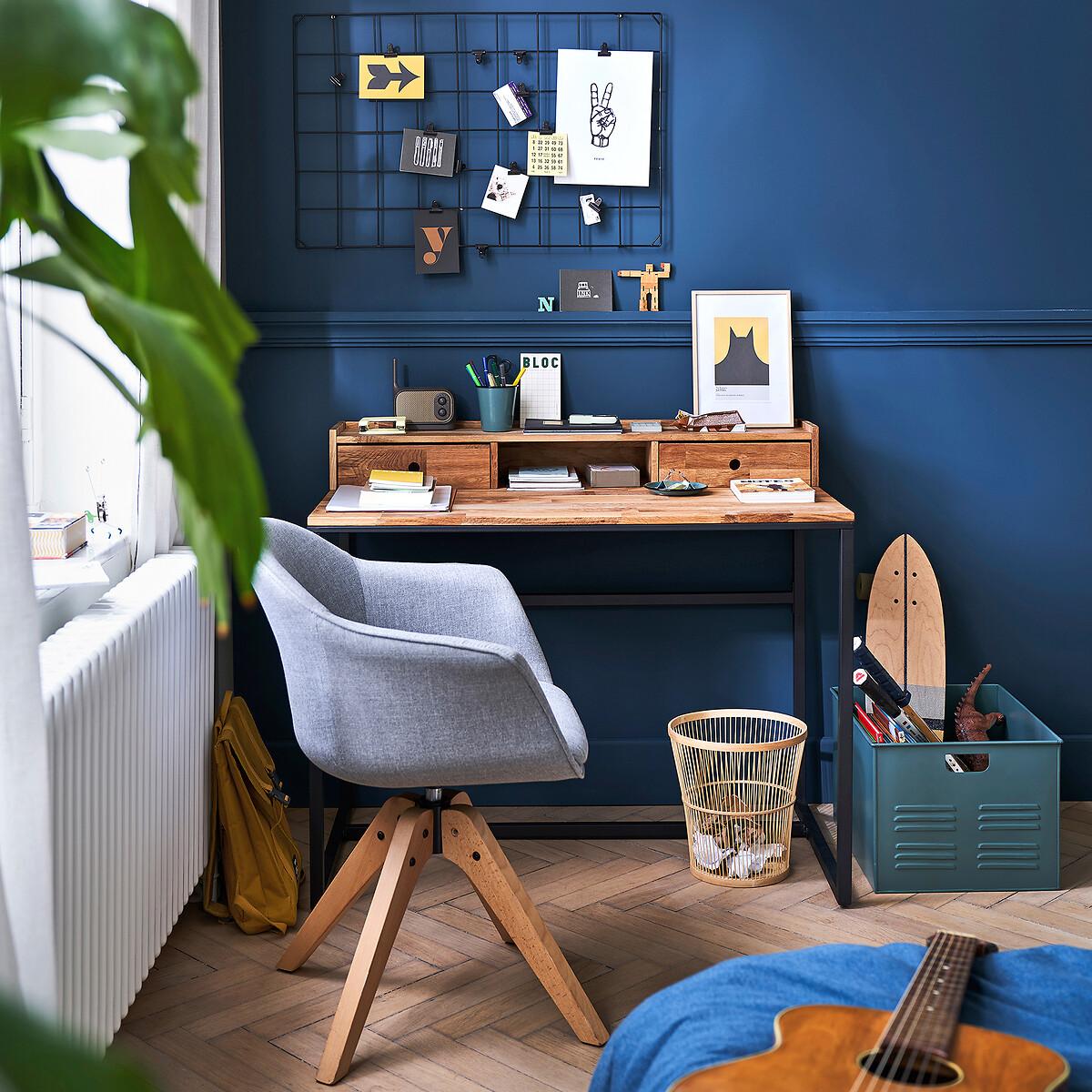 Hiba Oak & Metal Unit Desk – image 7
