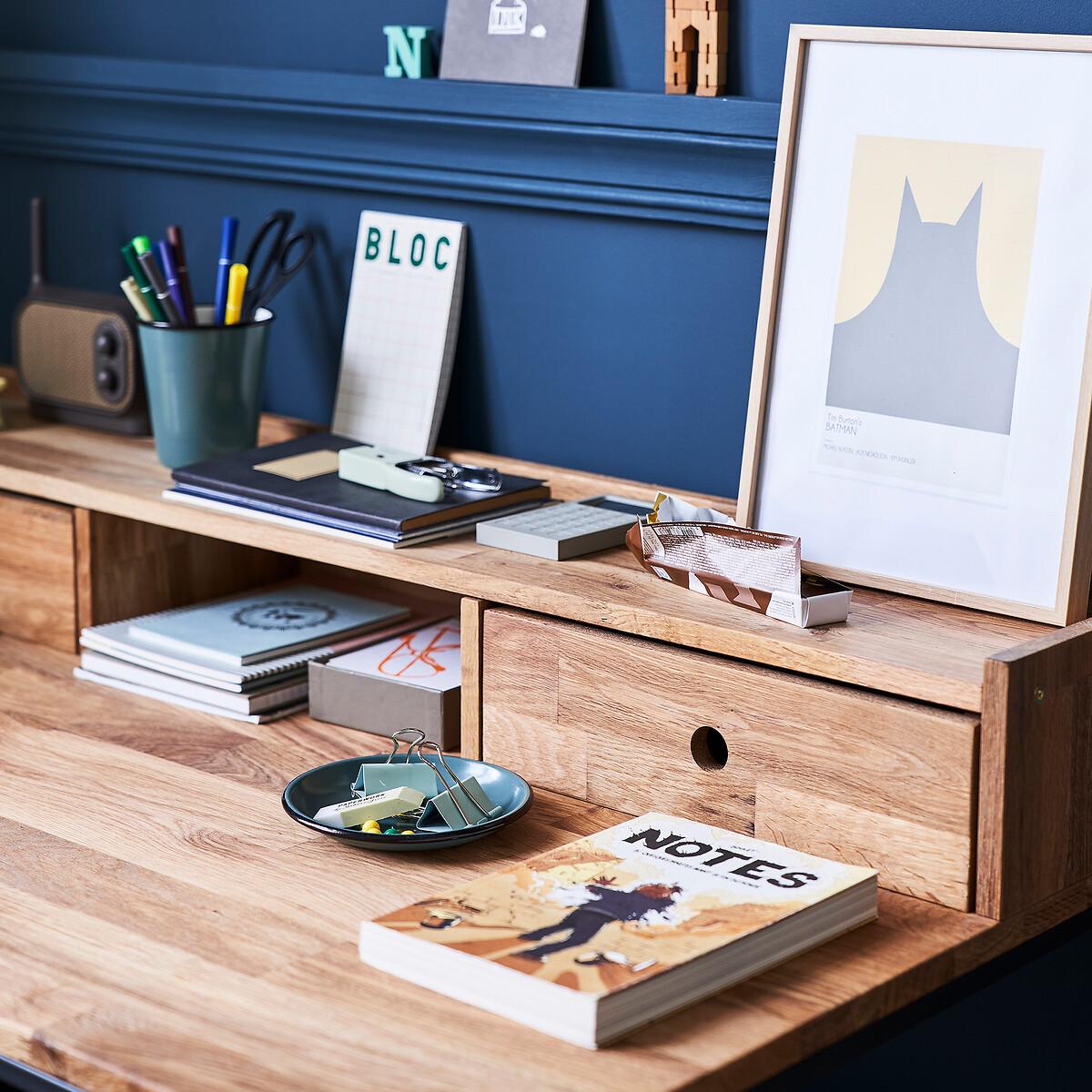 Hiba Oak & Metal Unit Desk – image 9