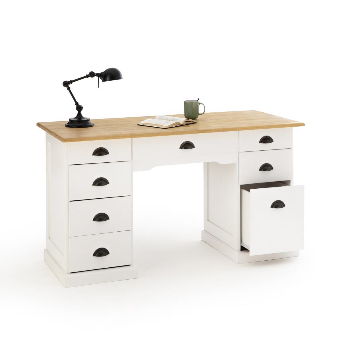 Betta Pine Desk with Double Stack – image 2
