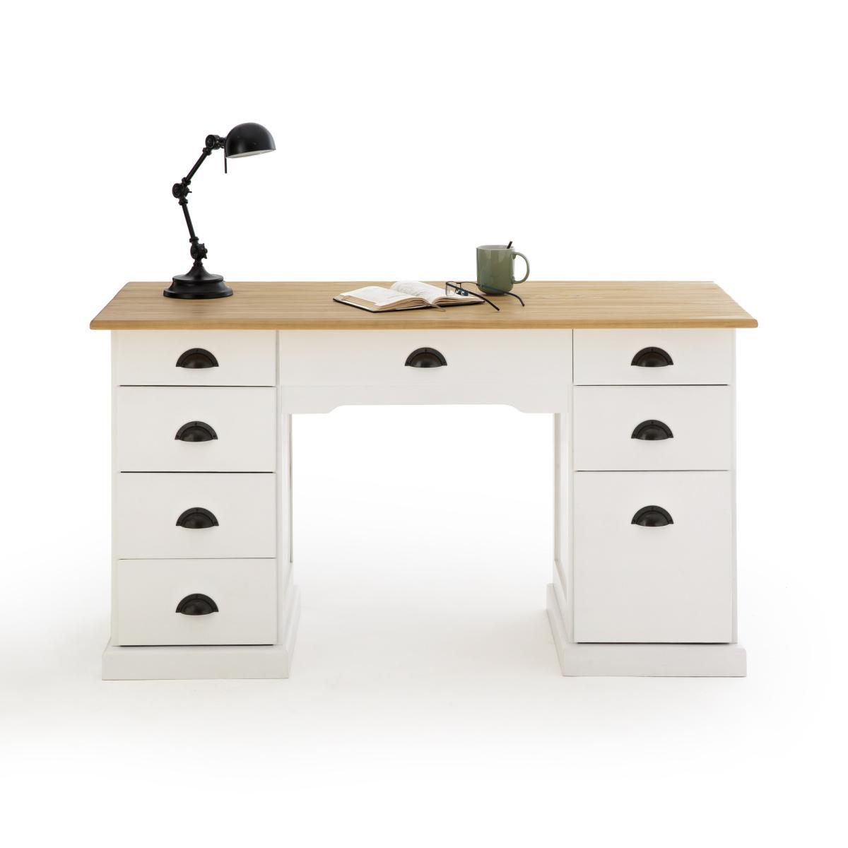 Betta Pine Desk with Double Stack – image 3