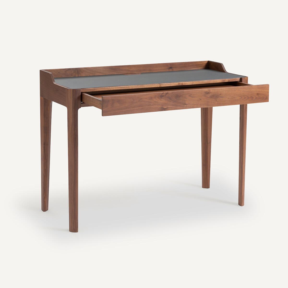 Junius Walnut & Linoleum Desk, designed by E. Gallina – image 4