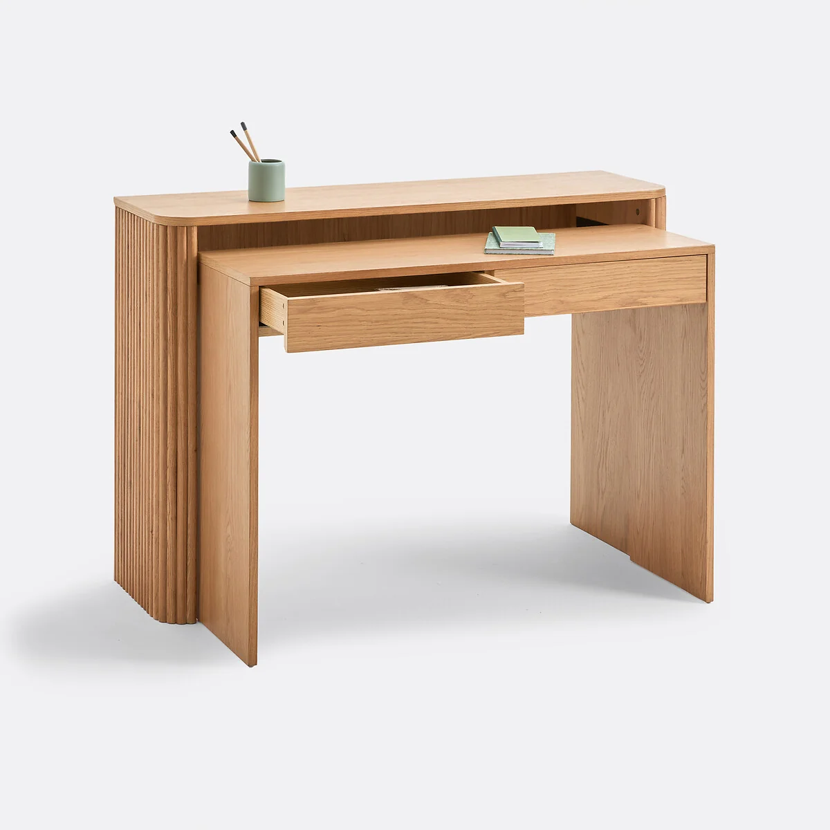 Tindy Nesting Desk in Solid Oak and Oak Veneer – image 7