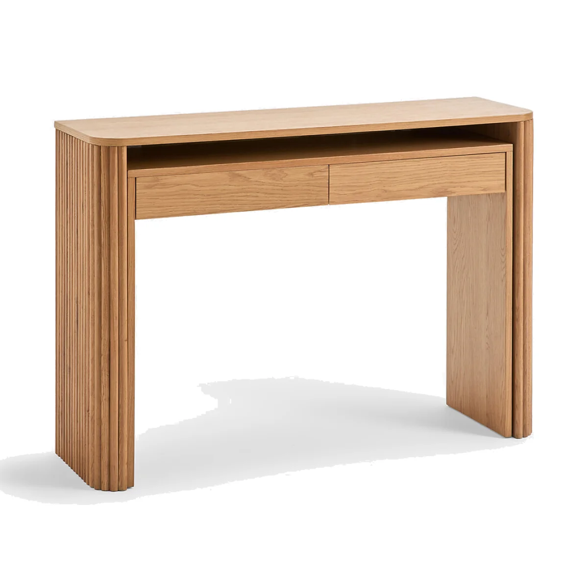 Tindy Nesting Desk in Solid Oak and Oak Veneer – image 1
