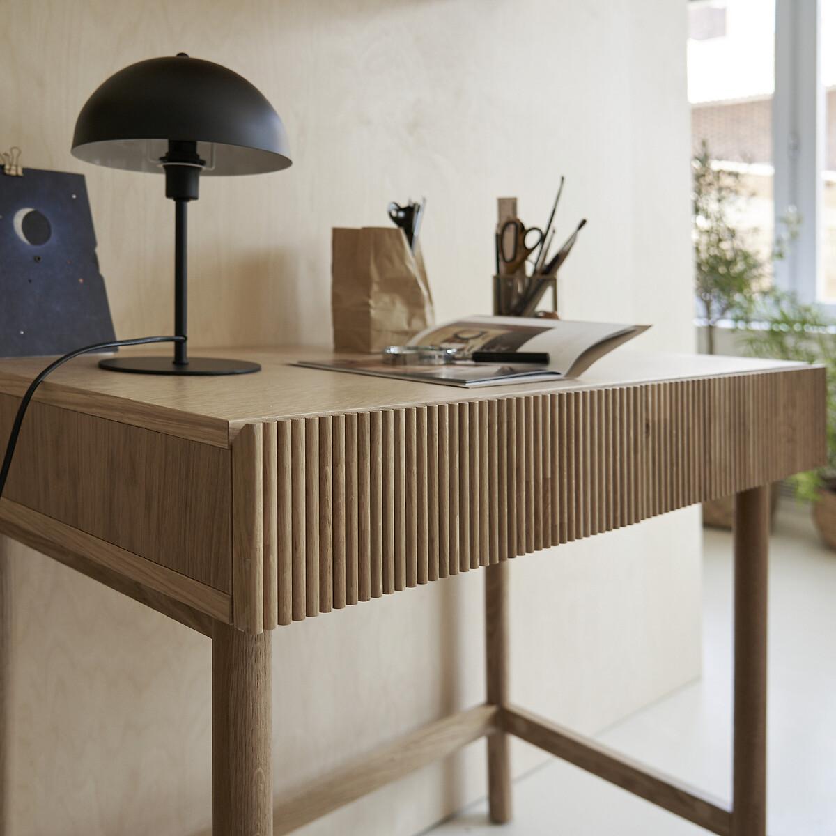 Pilpao Oak 2-Drawer Desk – image 8