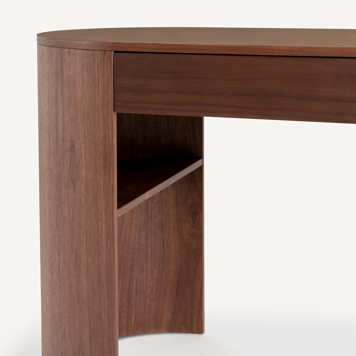 Abbas Desk in Walnut Veneer and Leather – image 6