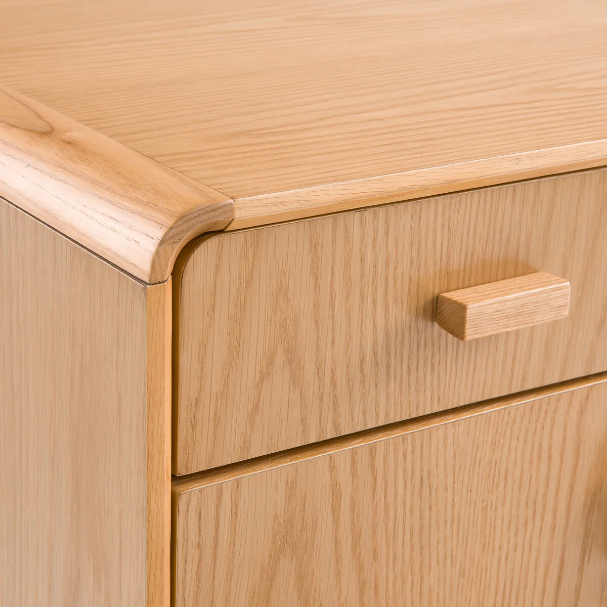 Miji Oak Veneered Desk with 2 Cabinets – image 5