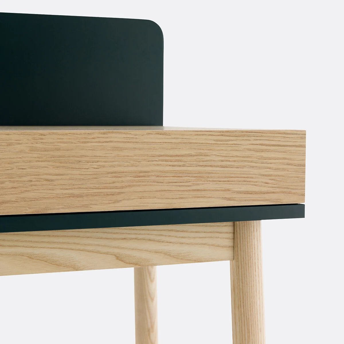 Graphy 1 Drawer Desk in Oak Veneer – image 7