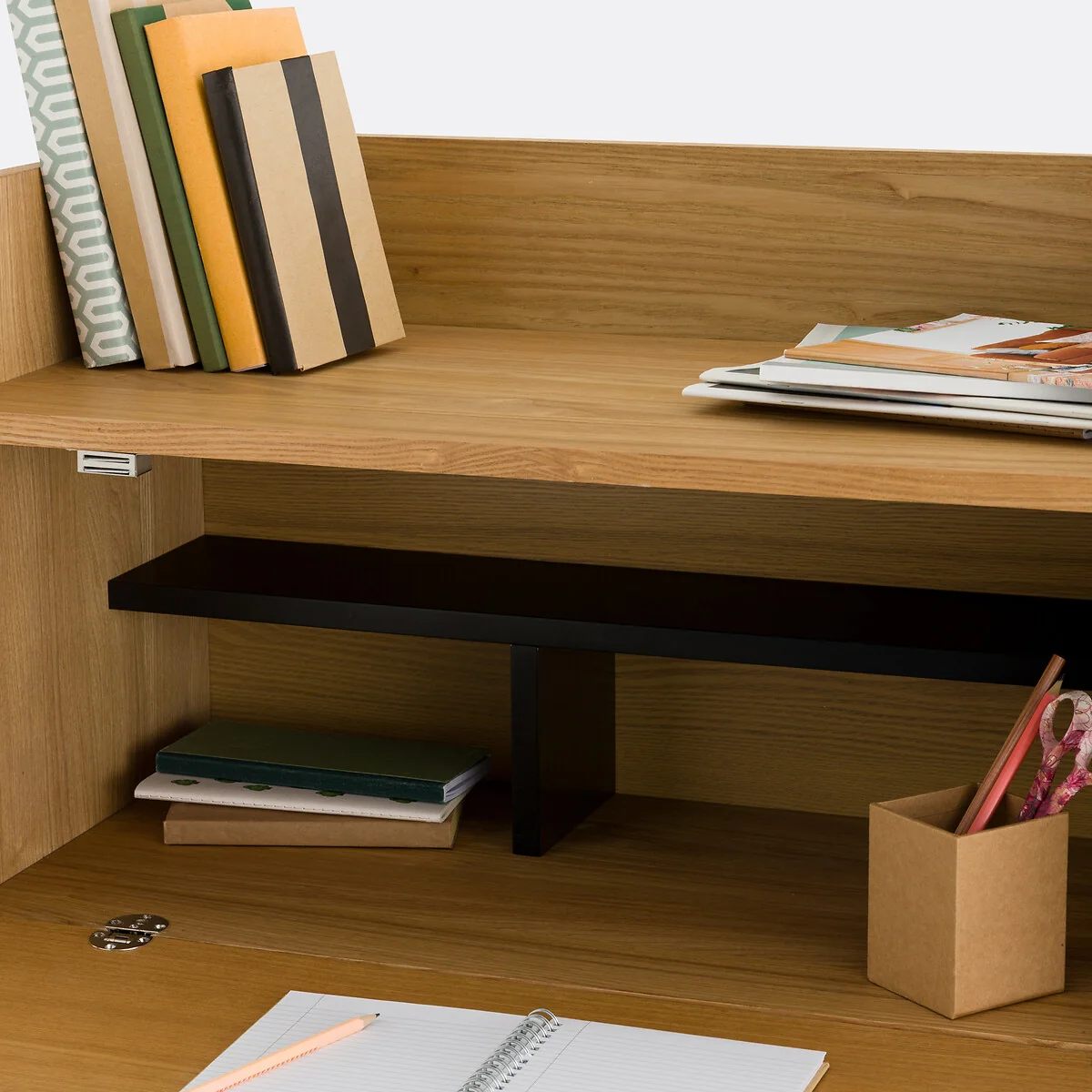 Cameron Ash Veneer Secretary Desk – image 4