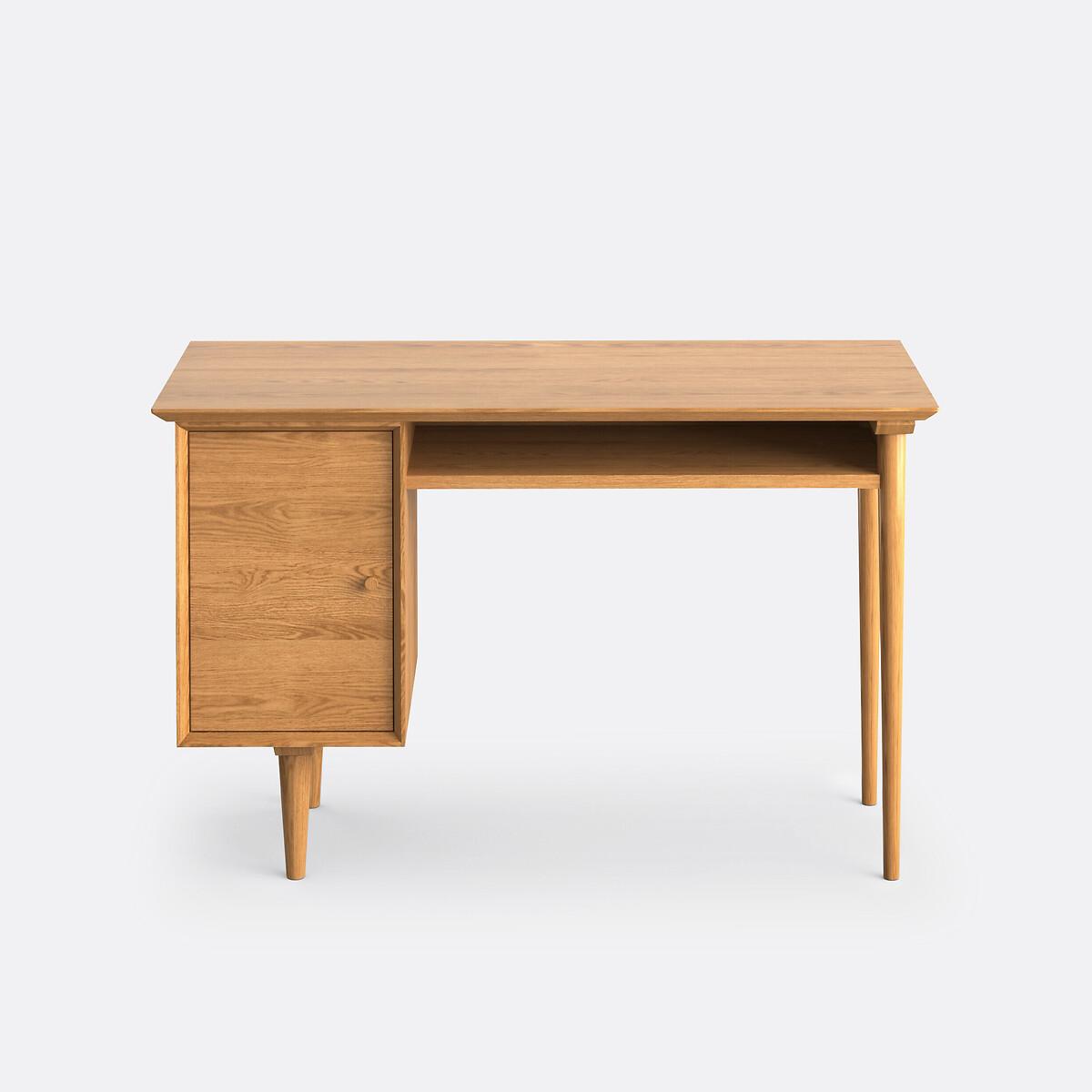 Quilda Vintage-Style Desk with 1 Cupboard – image 2