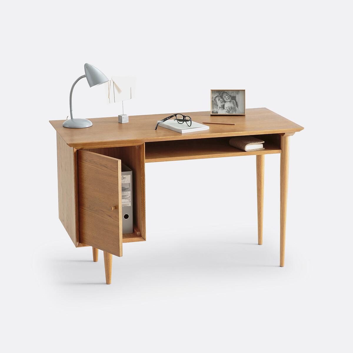 Quilda Vintage-Style Desk with 1 Cupboard – image 5