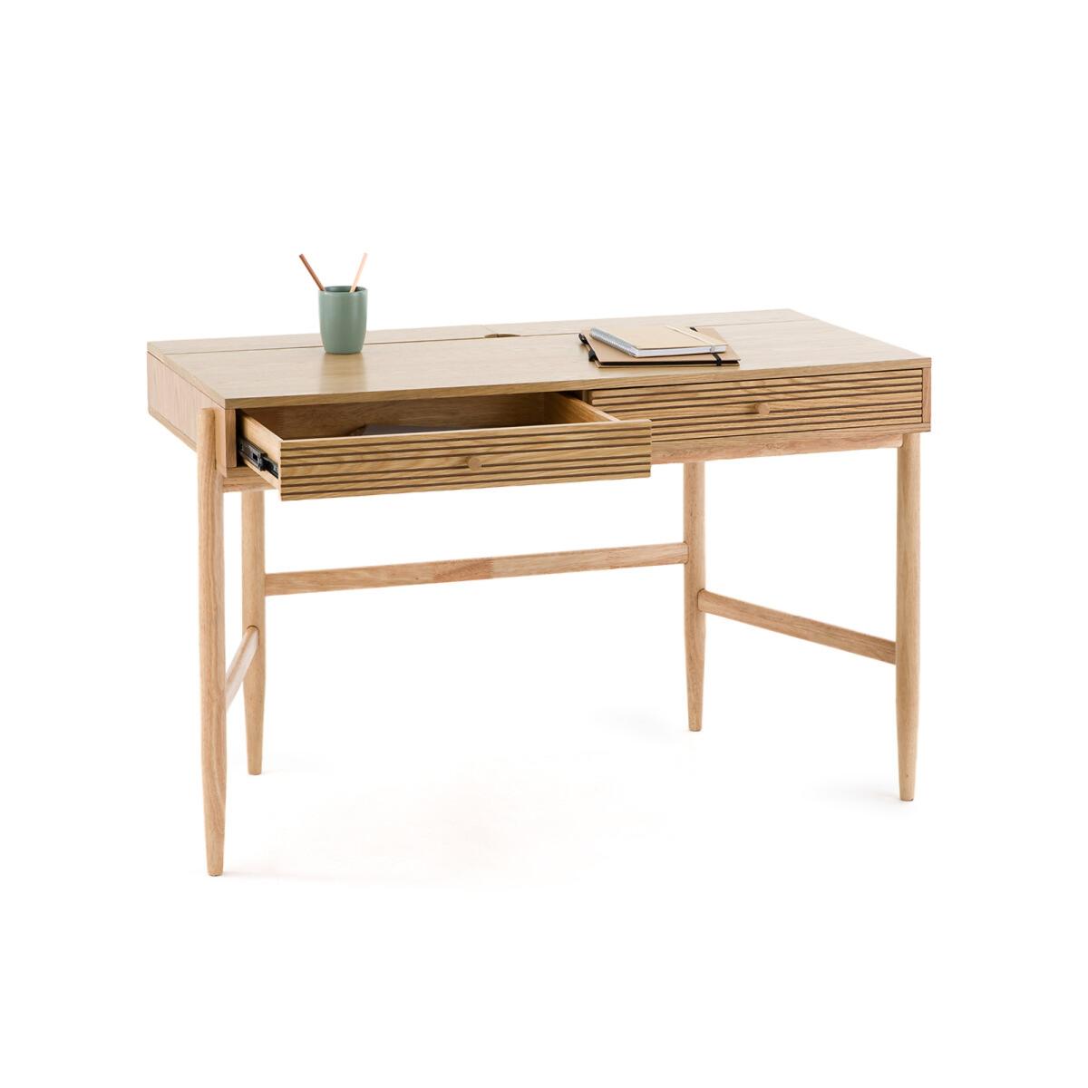 Briniac Oak Veneer Desk – image 4