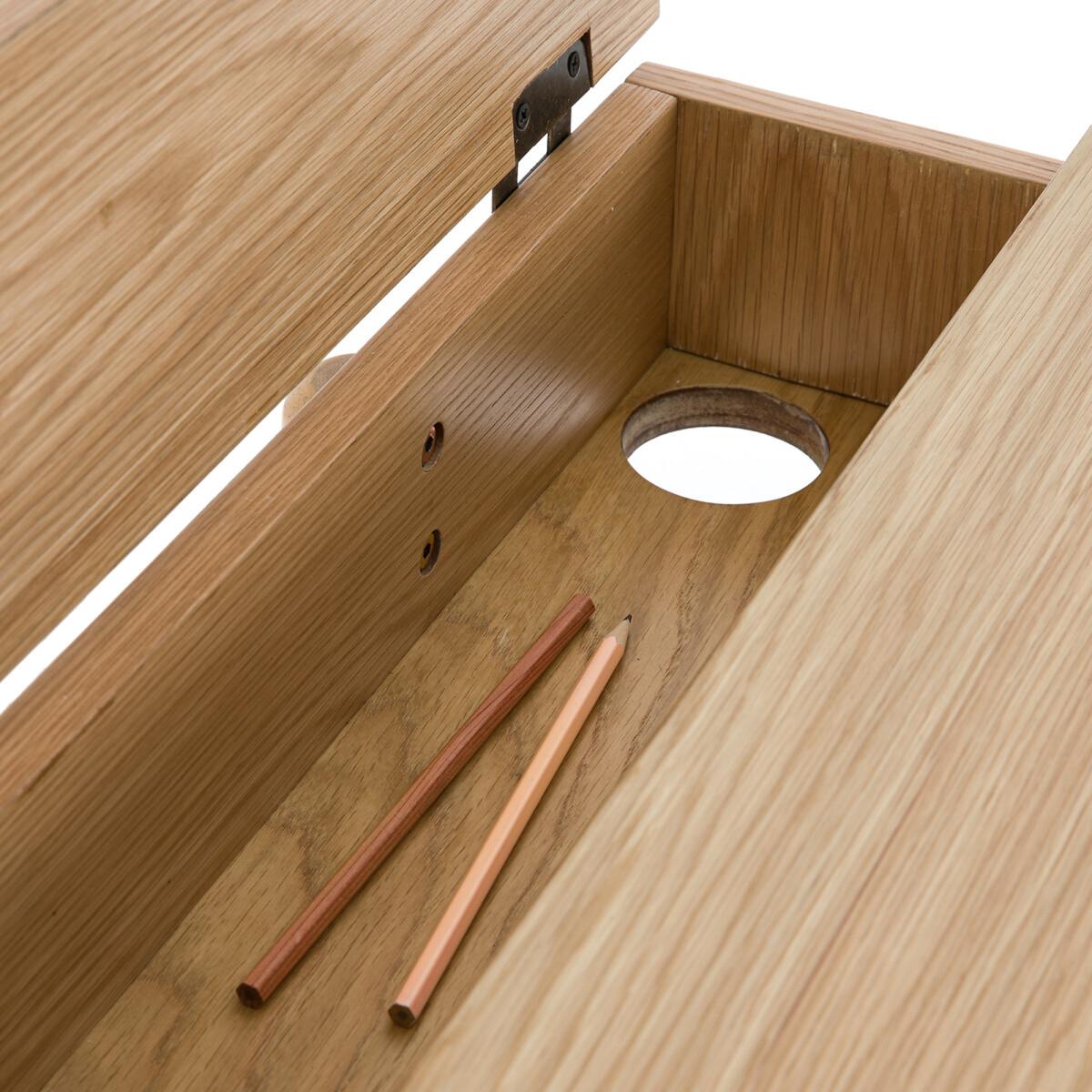 Briniac Oak Veneer Desk – image 7
