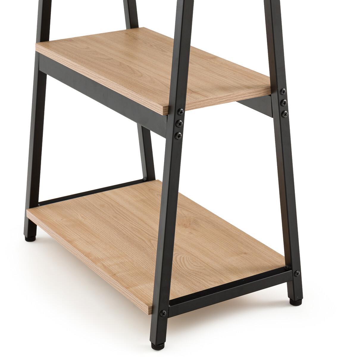 Norval Wood & Metal Trestle Desk – image 4