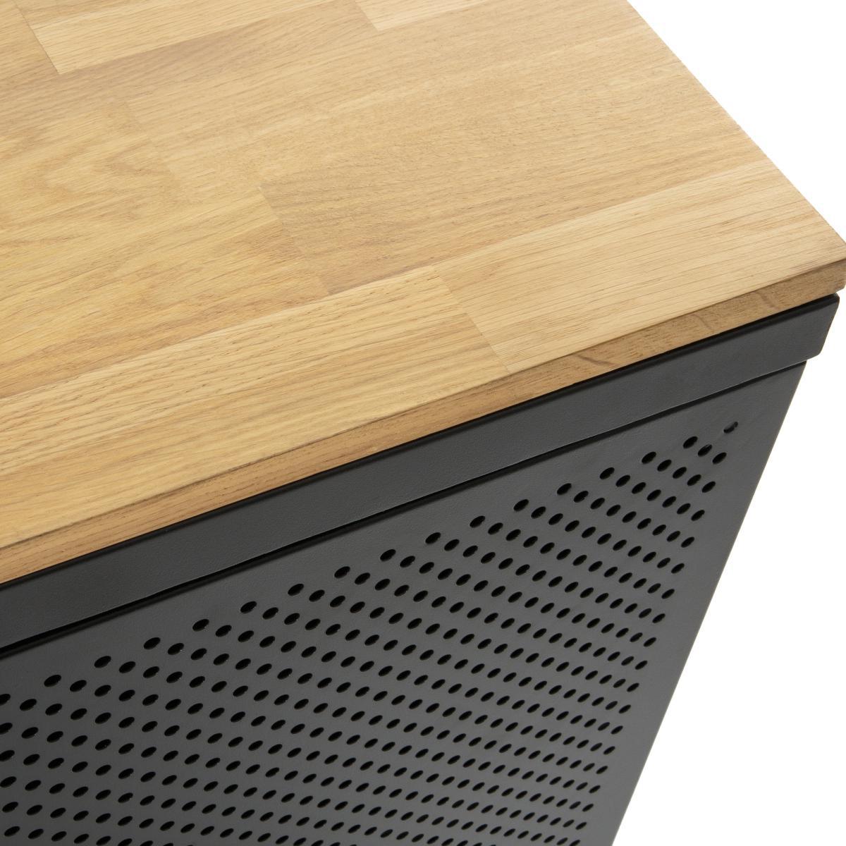 Agama Oak & Metal Desk – image 4