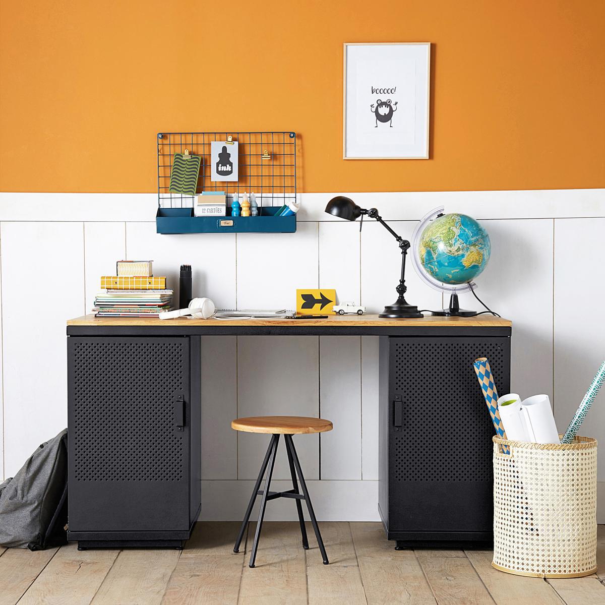 Agama Oak & Metal Desk – image 6