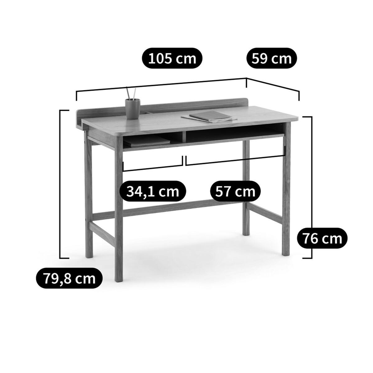 Lina Compact Oak Desk – image 8