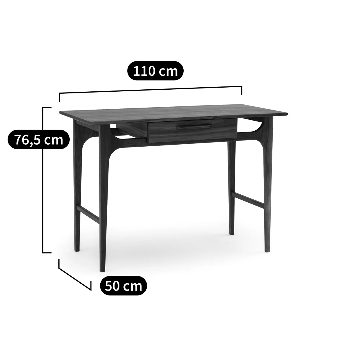Larsen Vintage Desk with 1 Drawer – image 8