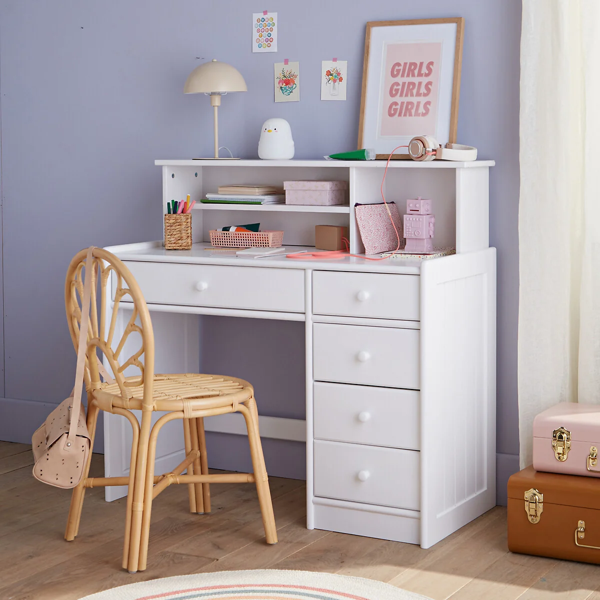 Gaby Desk Extension/Sideboard in Solid Pine and MDF – image 2