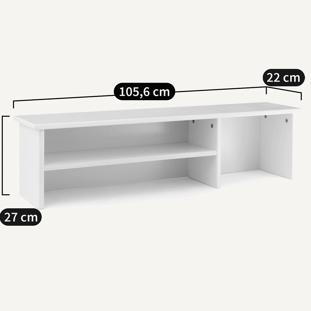 Gaby Desk Extension/Sideboard in Solid Pine and MDF – image 6