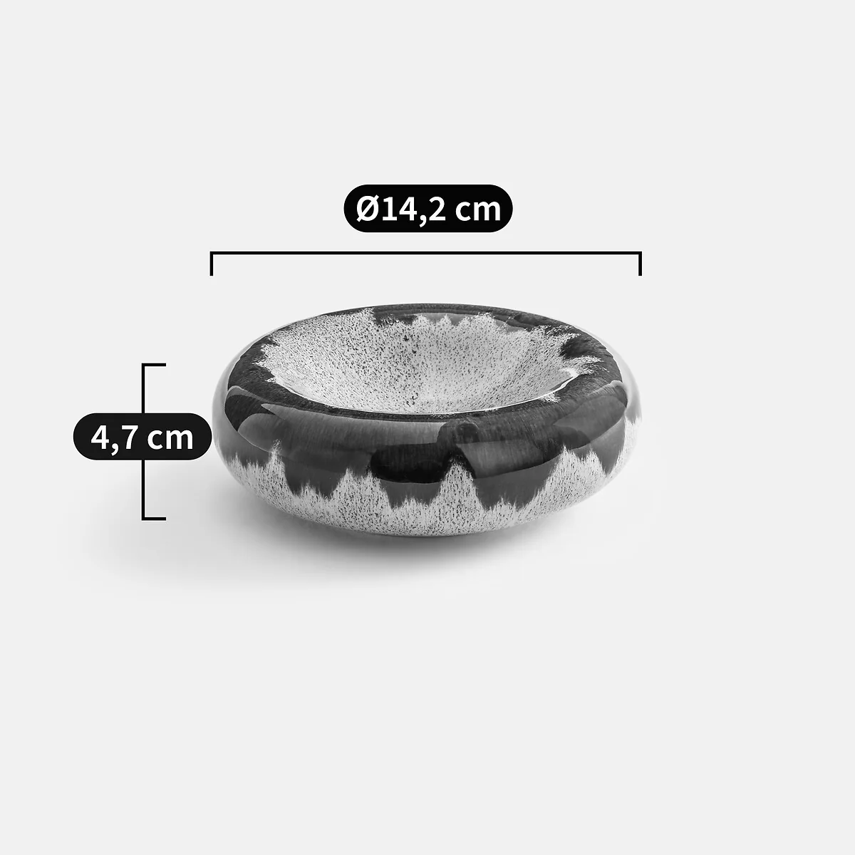 Orya Ceramic Desk Tidy, Diameter 14.2cm – image 5
