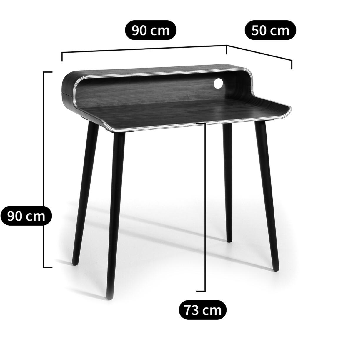 Vernan Walnut Veneered Desk – image 5