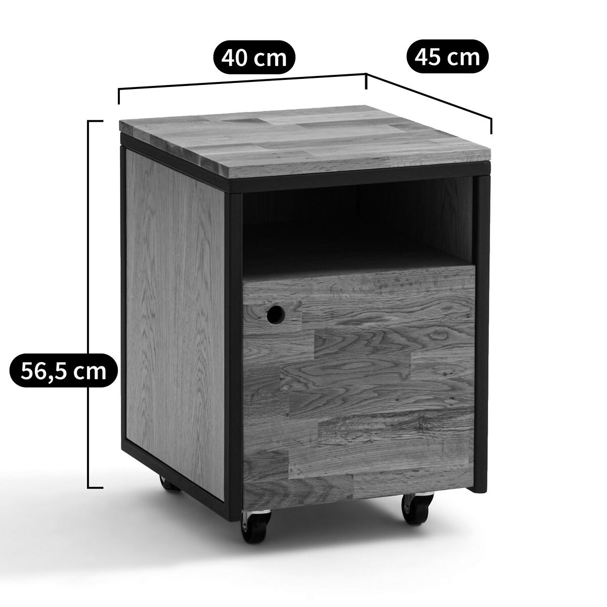 Hiba Desk Unit on Wheels – image 8