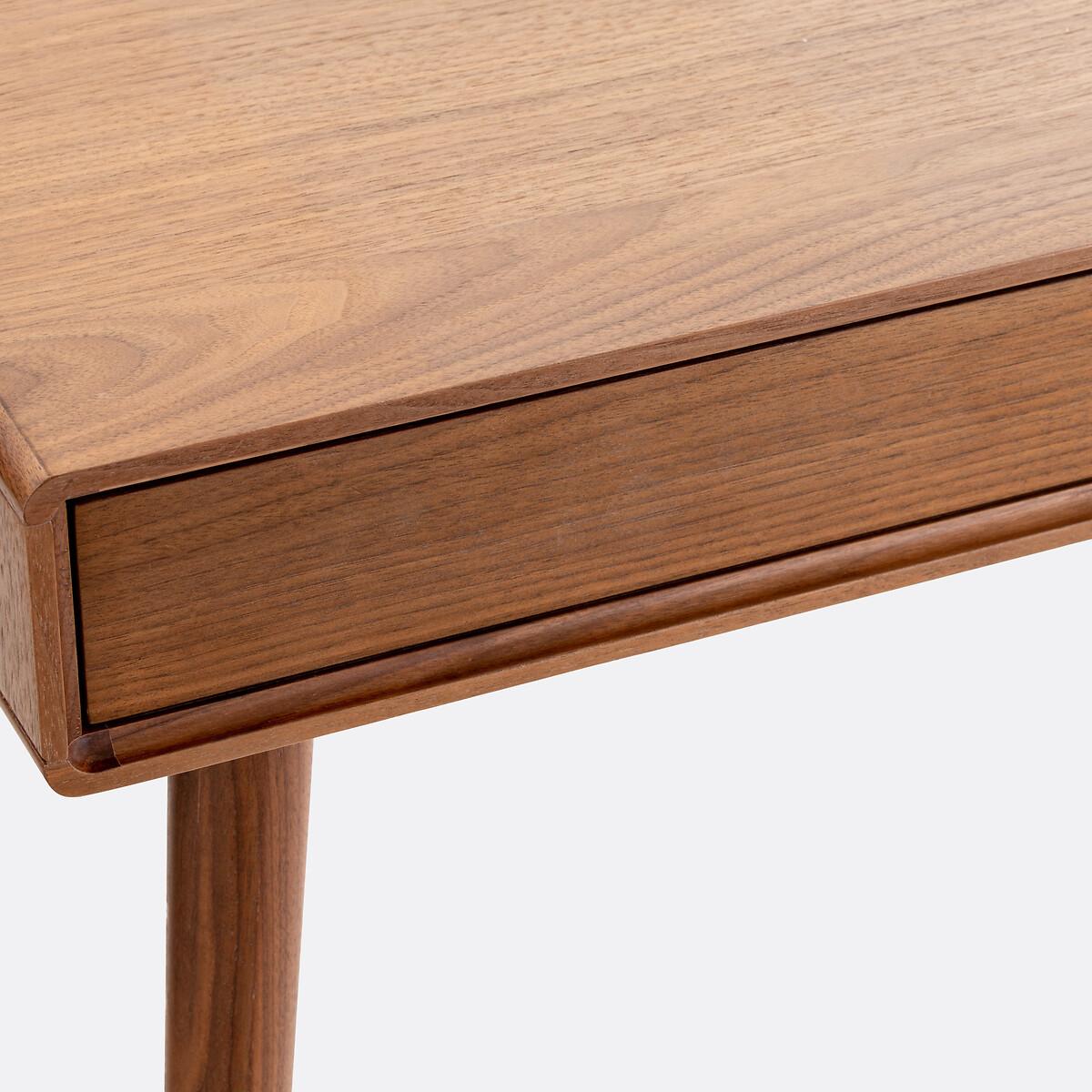 Miji 1-Drawer Walnut Veneer Desk – image 6