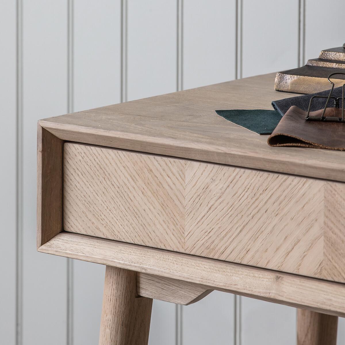 Dhule Herringbone 1 Drawer Desk – image 2