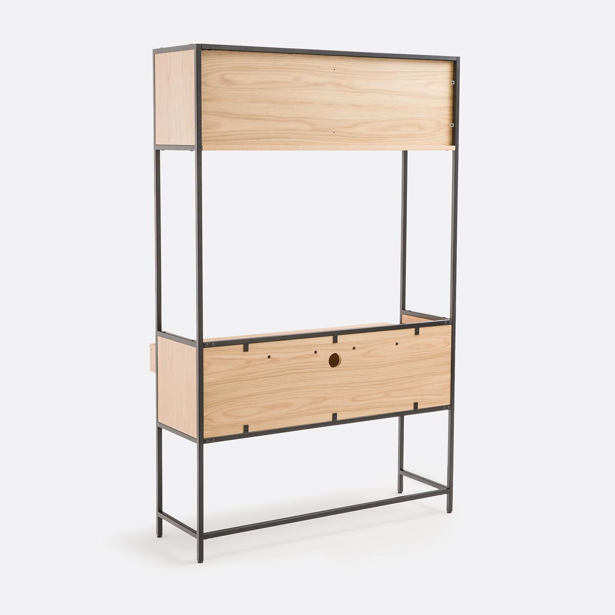 Volga Desk with Shelving, 2 Drawers + 2 Compartments – image 3
