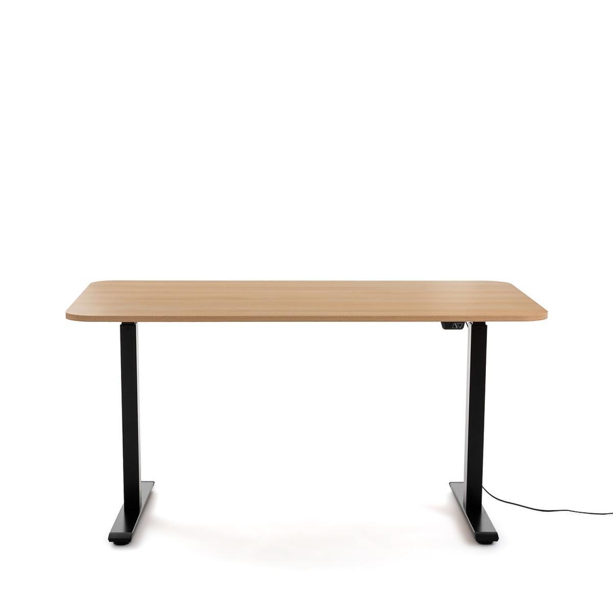 Ryta Oak Effect & Steel Electric Sit-Stand Desk – image 5