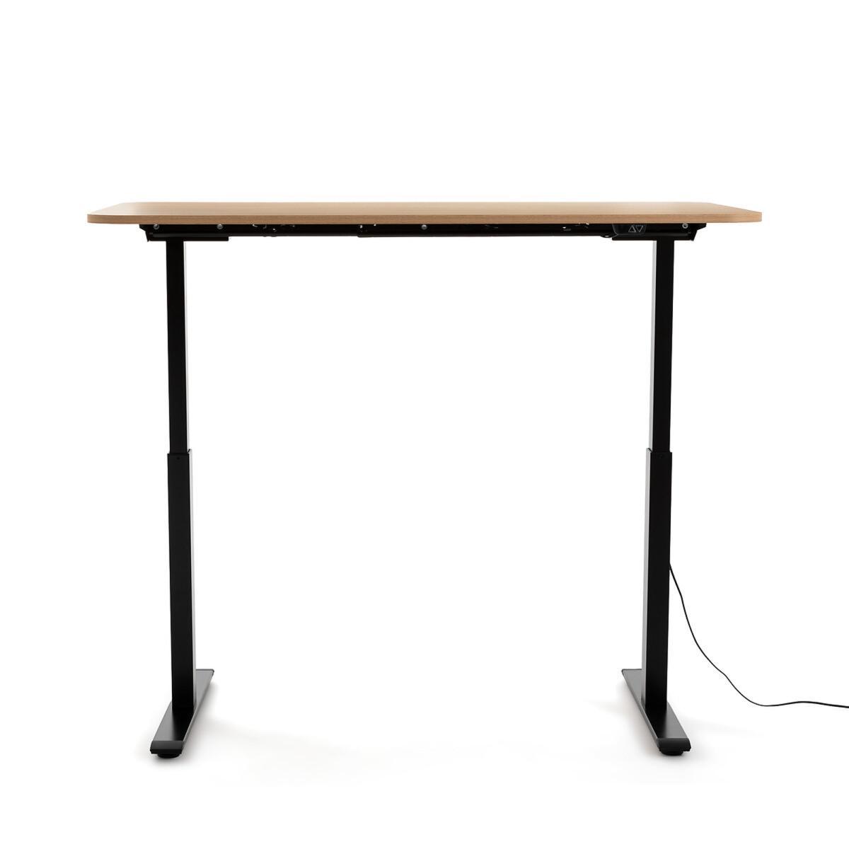 Ryta Oak Effect & Steel Electric Sit-Stand Desk – image 7
