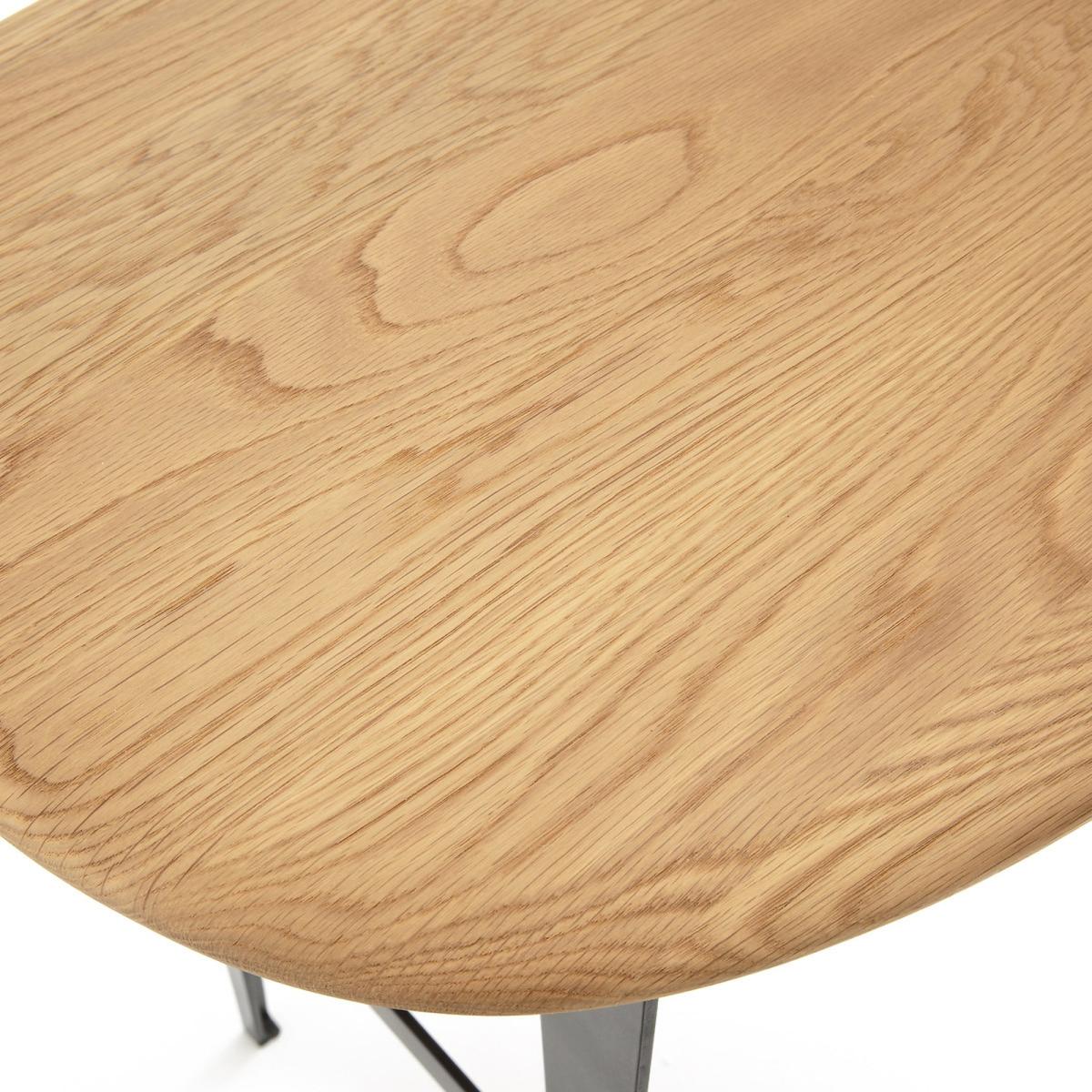 Addisson FSC Solid Oak and Oak Veneer Desk – image 4