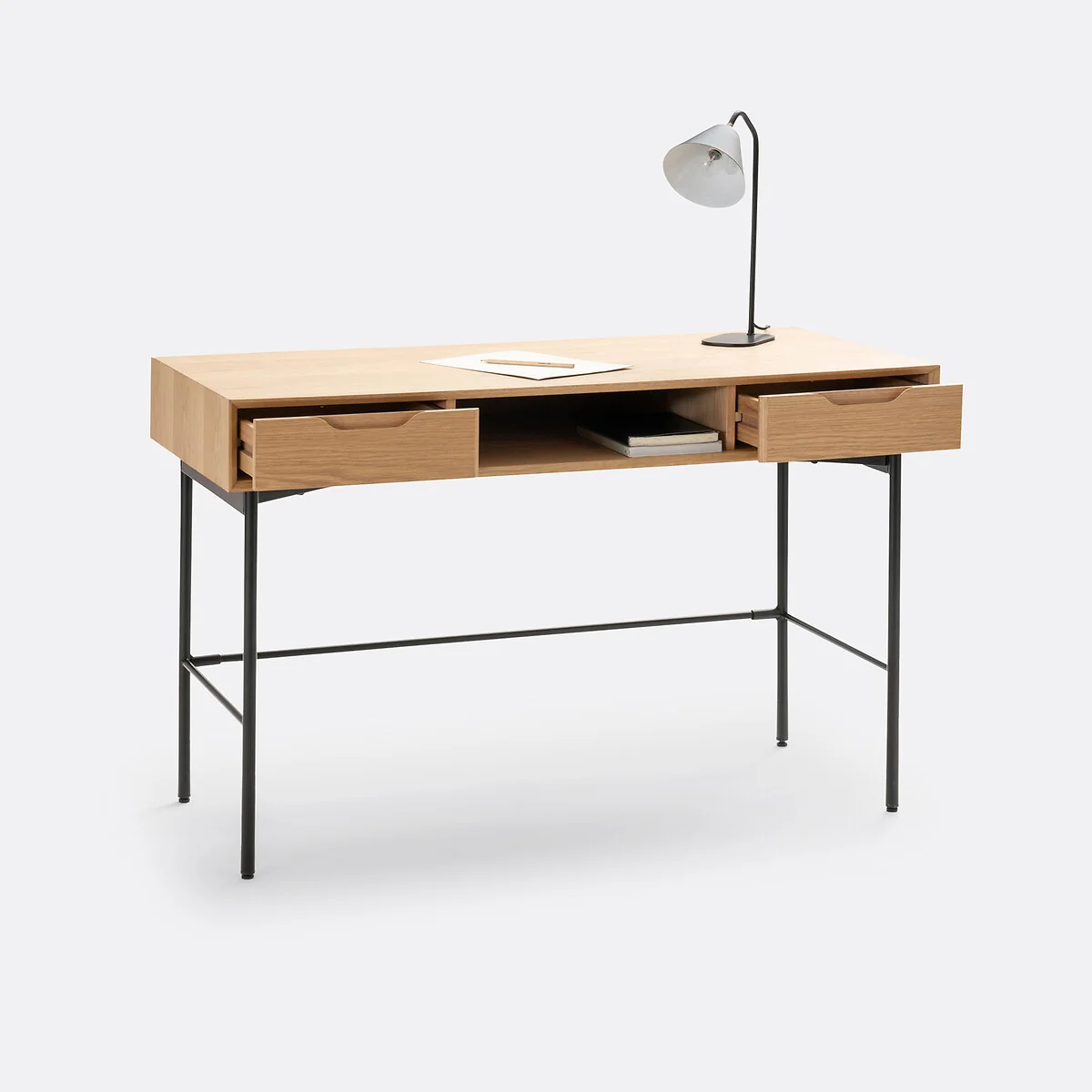 Noyeto Wood & Metal Desk – image 4