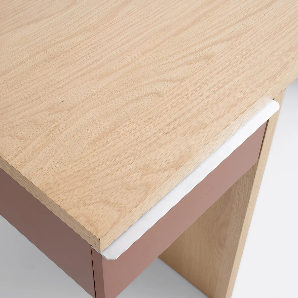 Siem XL Desk in Oak Veneer with 2 Lacquered Drawers – image 4