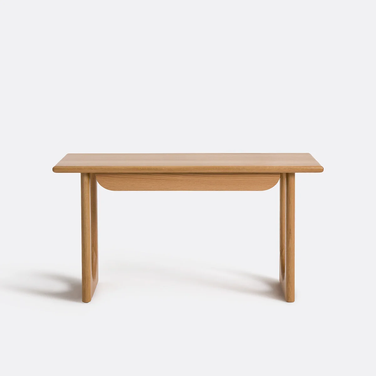 Douve Oak Desk in Oak Veneer with 1 Drawer – image 3