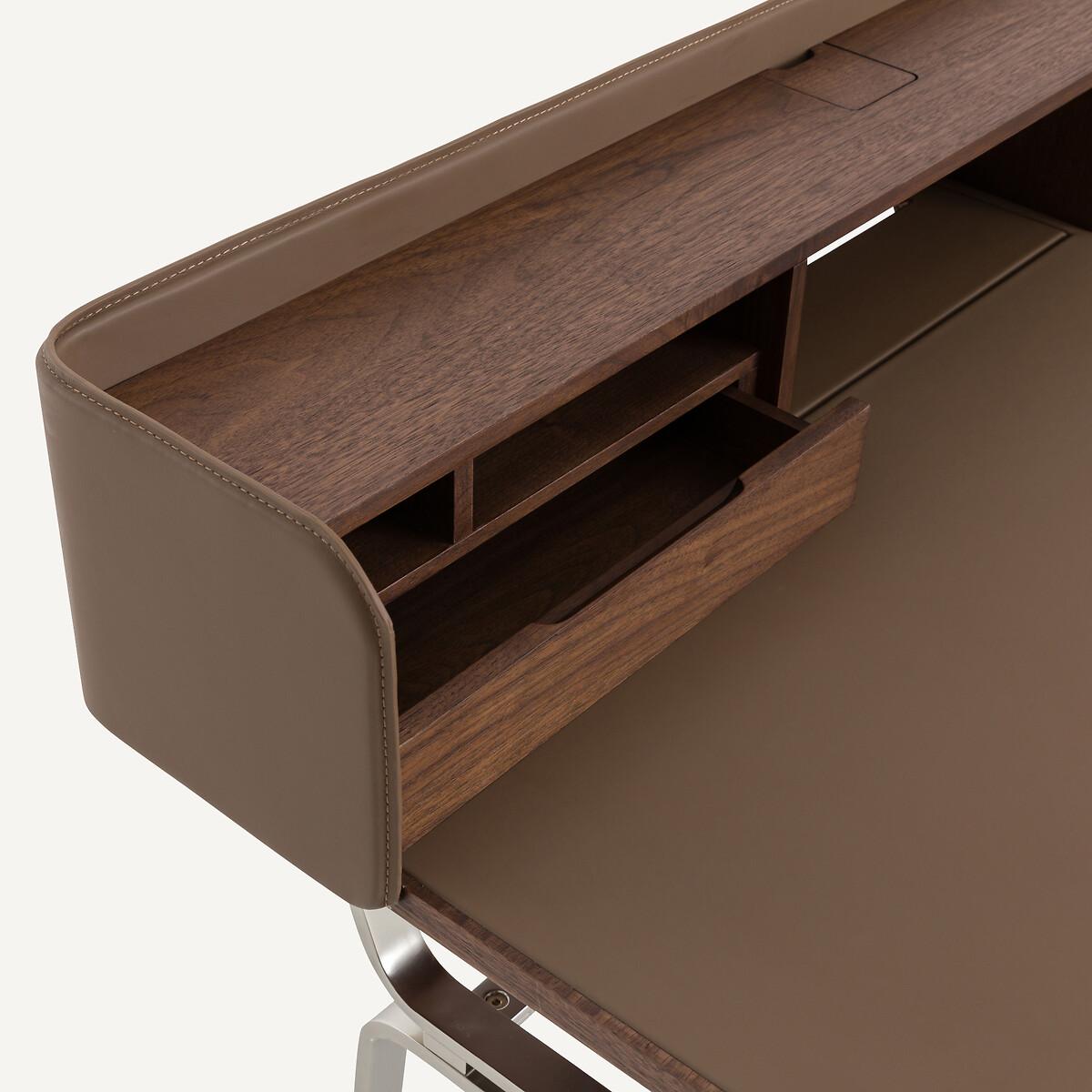 Nelsen Walnut Veneer Secretary Desk – image 5