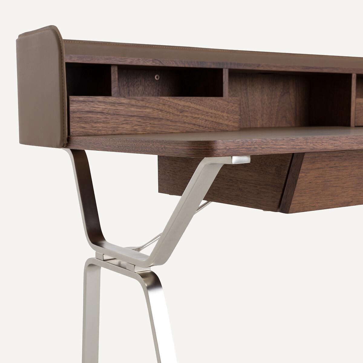 Nelsen Walnut Veneer Secretary Desk – image 6