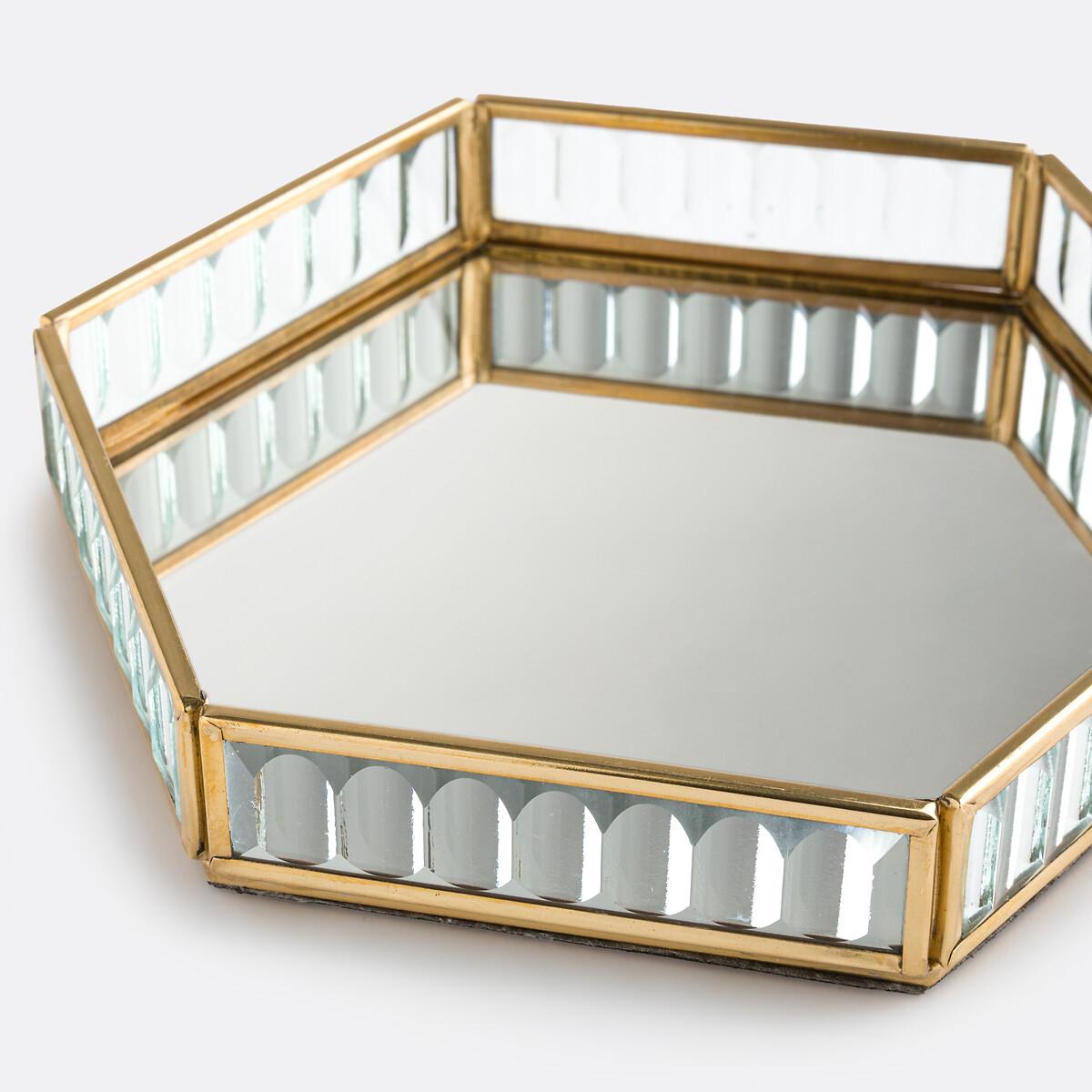 Uyova Brass and Glass Desk Tidy L21cm – image 4