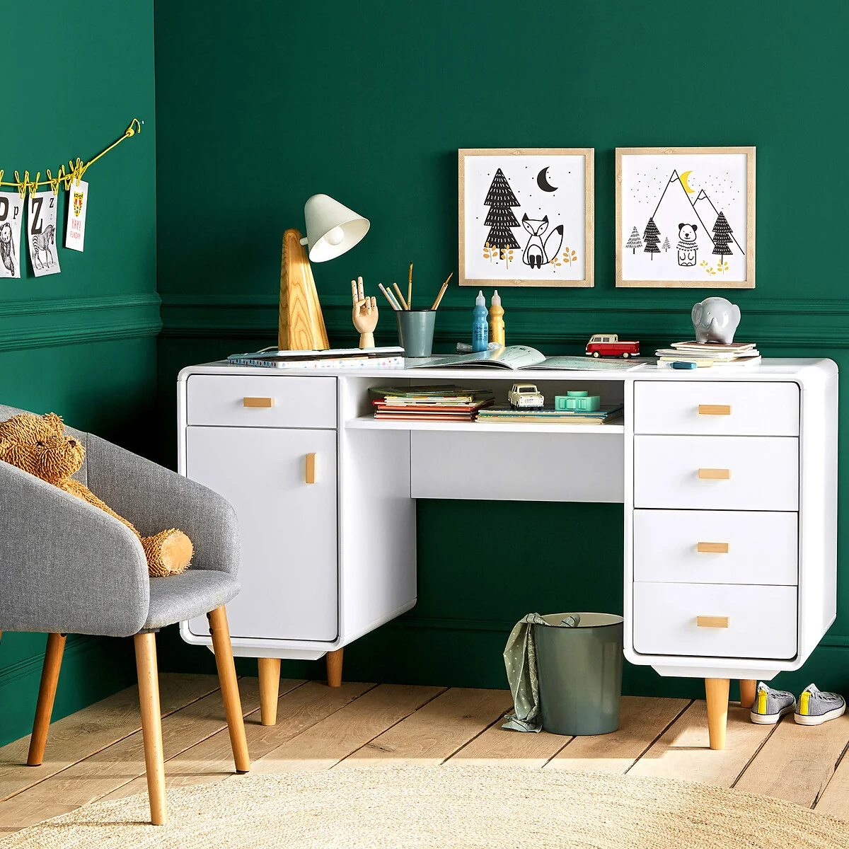 Jimi Double Storage Desk – image 2