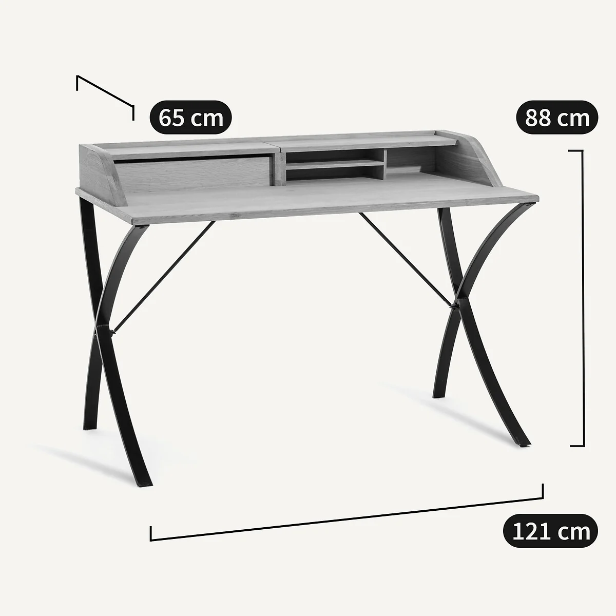 Epitre Oak Secretary Desk – image 6