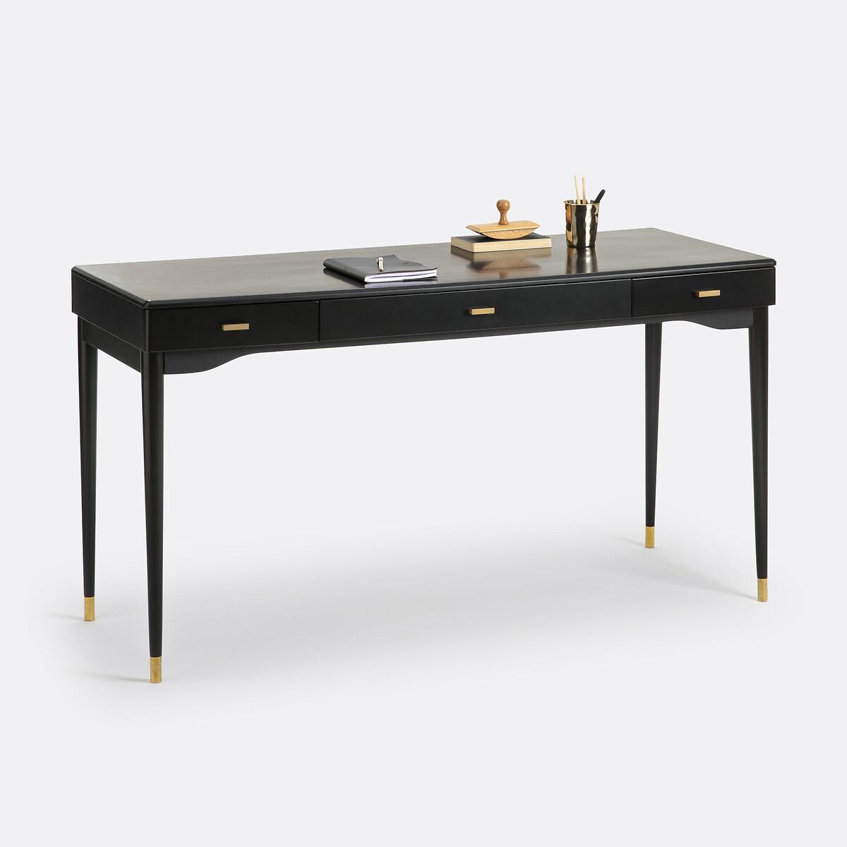 Novani 3-Drawer Solid Birch Desk – image 2