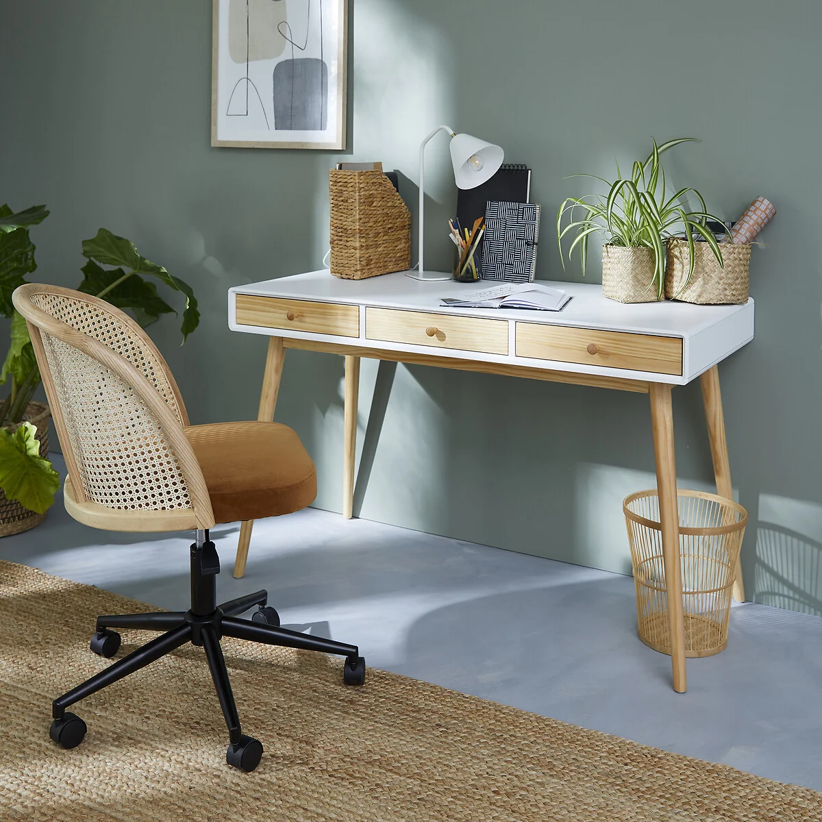 Jimi Desk with 3 Drawers – image 2