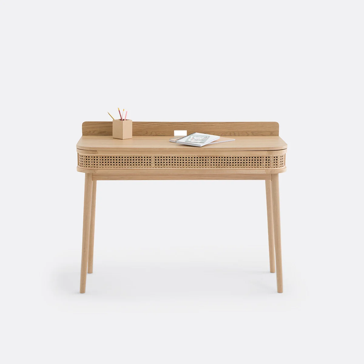 Laora Canework Desk with Drawer – image 4