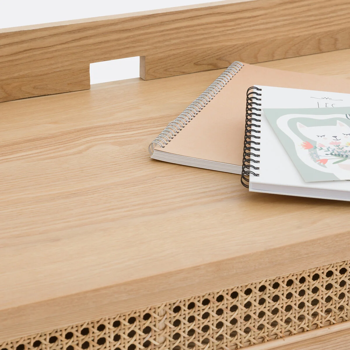 Laora Canework Desk with Drawer – image 7