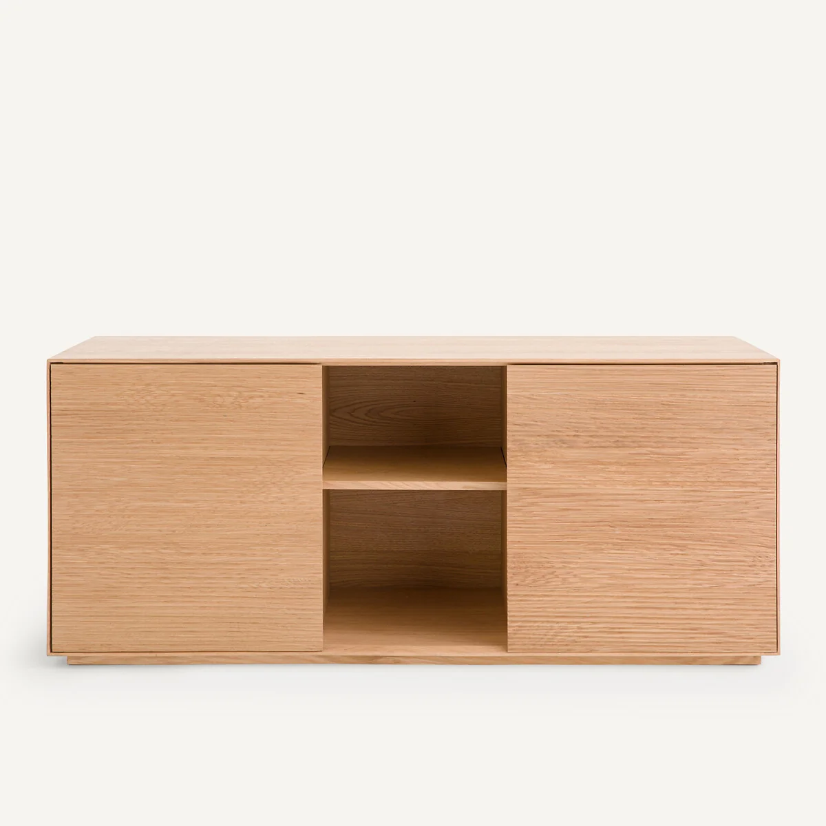 Mikube Oak and Veneer Desk with 2-Door Unit – image 4