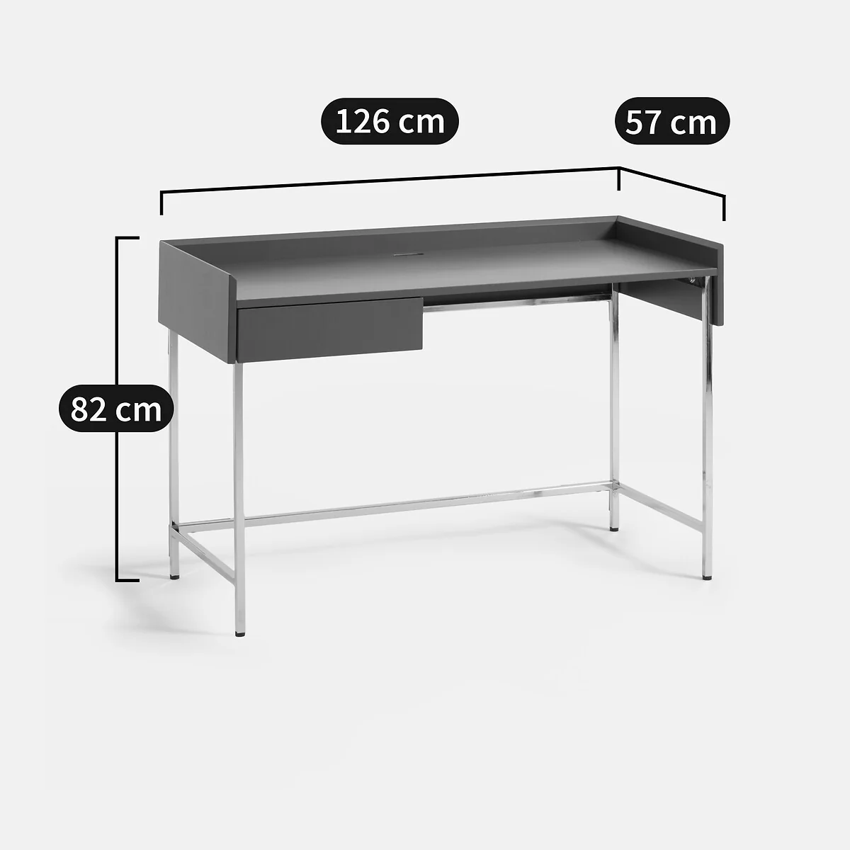 Emott 1-Drawer Desk – image 8