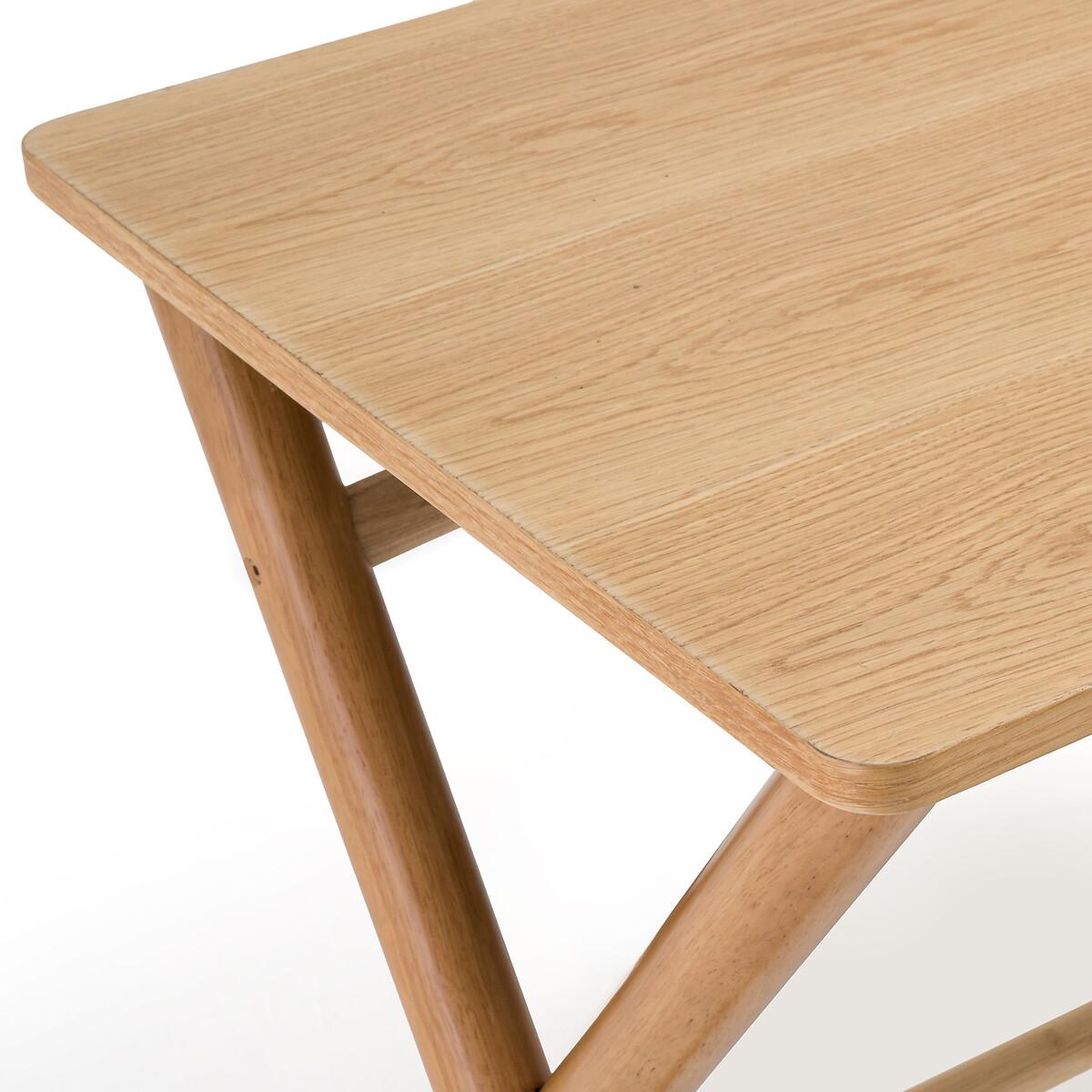 Tivali Oak Veneer 2-Drawer Desk – image 4