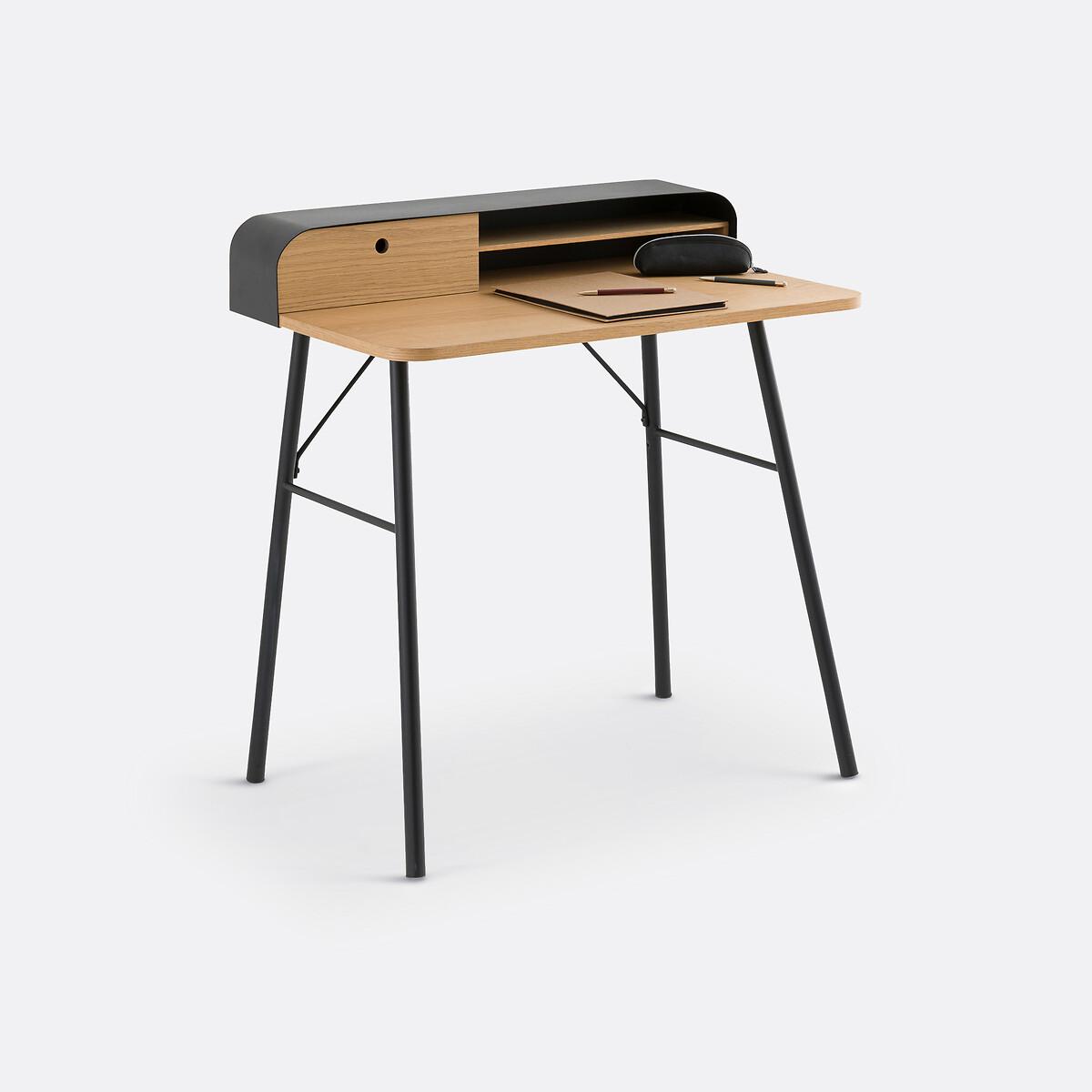 Jimi Oak Veneer & Metal Desk – image 2