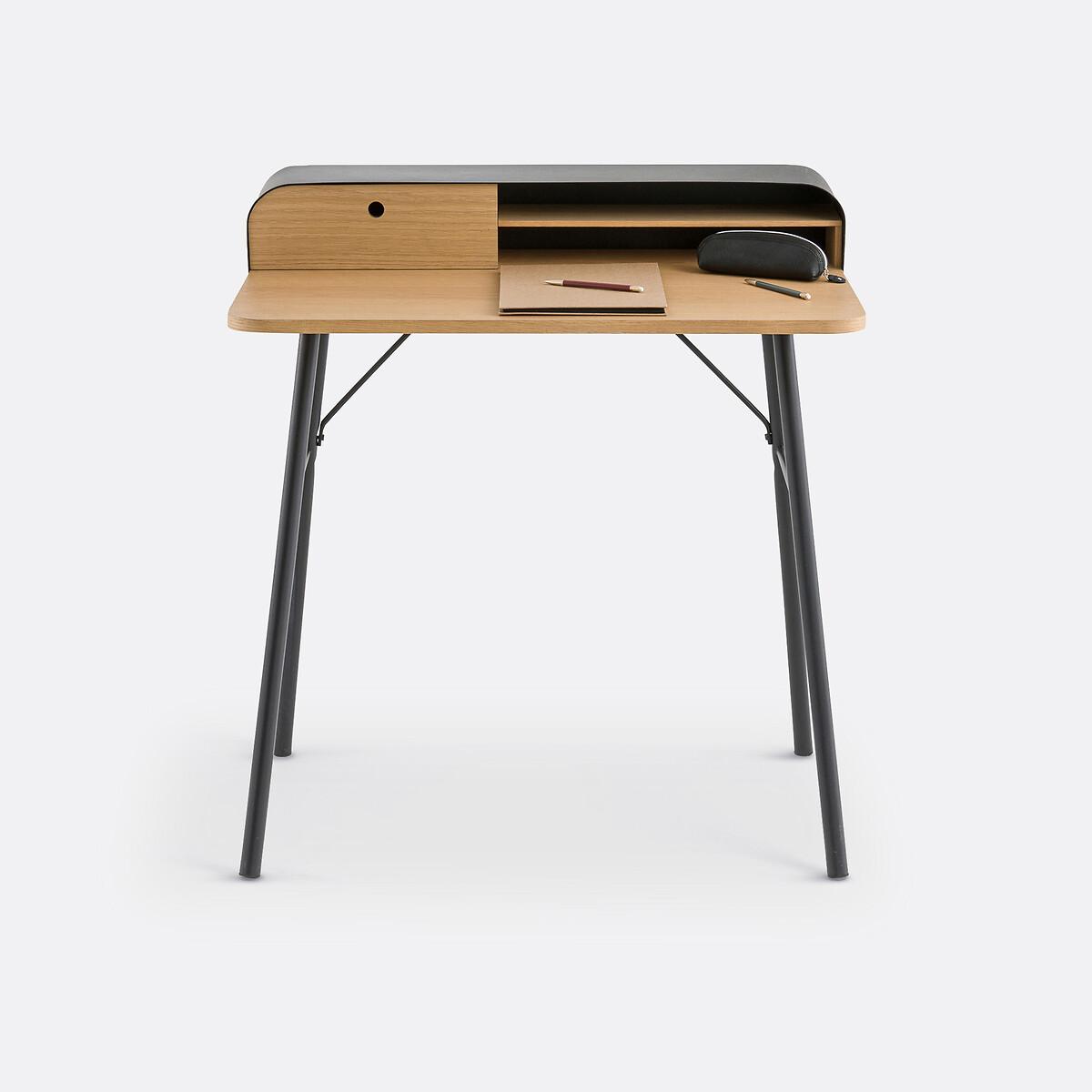 Jimi Oak Veneer & Metal Desk – image 3